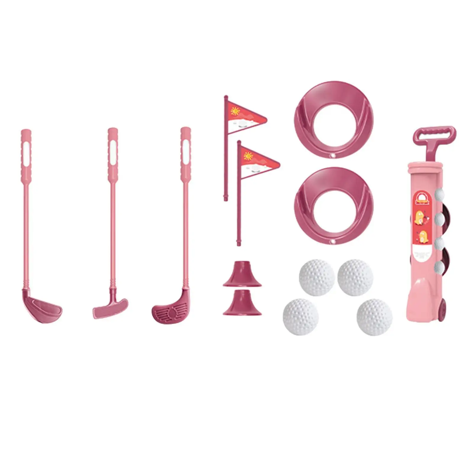 Preschool Early Educational Children Golf Training toy Mini Golf Clubs Set for