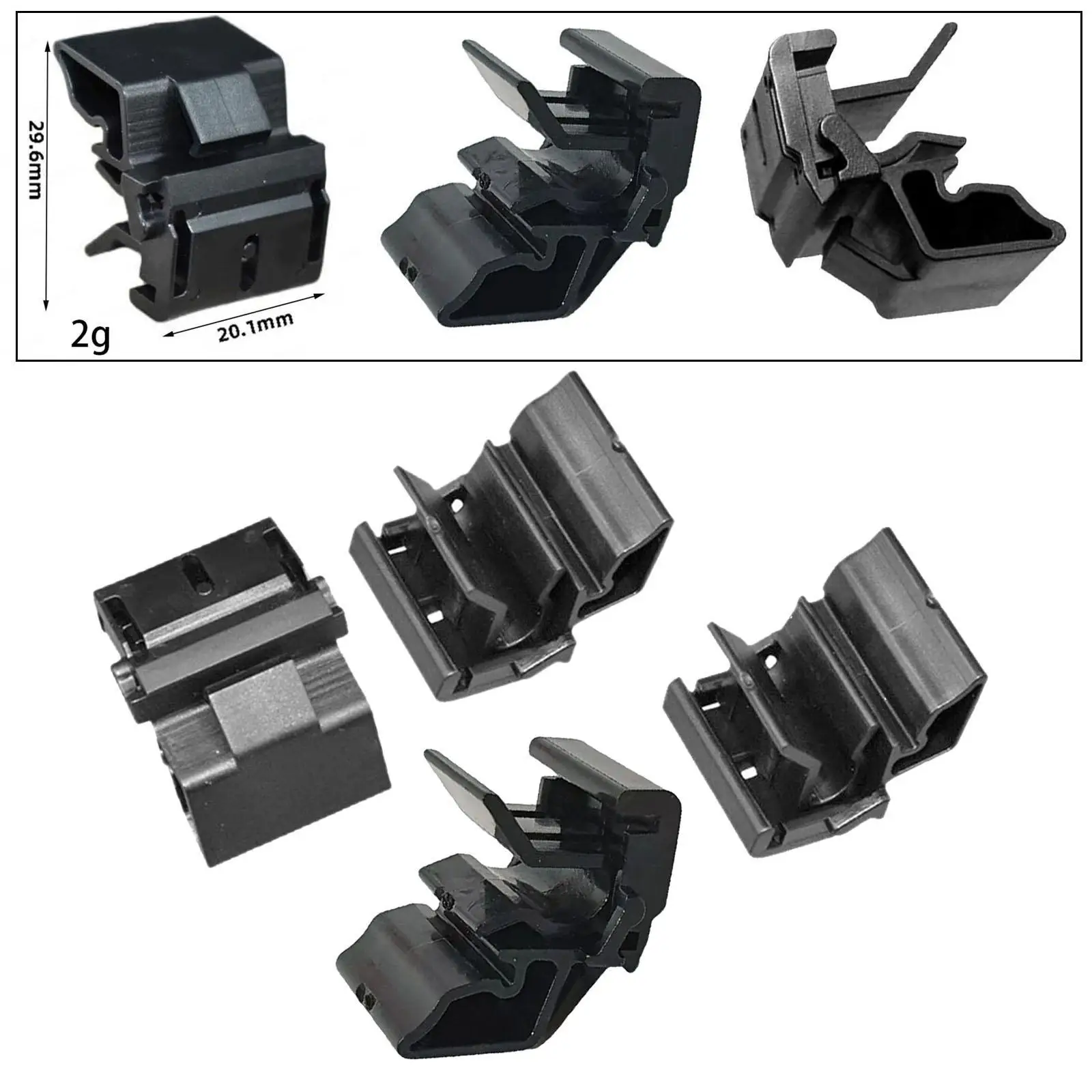 4 Pieces Hood Trunk Clips Fixed Clip 1472872-00-b Front Box Buckle Directly Replace for Model Y Auto Accessories