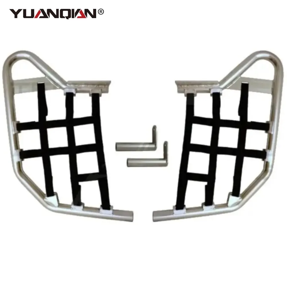 Foot Guard Pegs Protective Net Quad Box Net For Honda TRX 400 X EX 450ER R Polaris Arctic DVX400 Multifunction Mesh Cargo Net