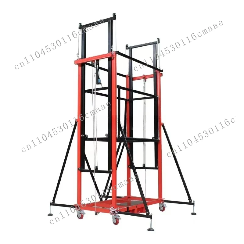 NEW Hot 1000 Kg 2m 6m 10m Electric Scaffolding Lift 1000 Kg 6m Electric Scaffolding Paint Building Wall Scaffolding