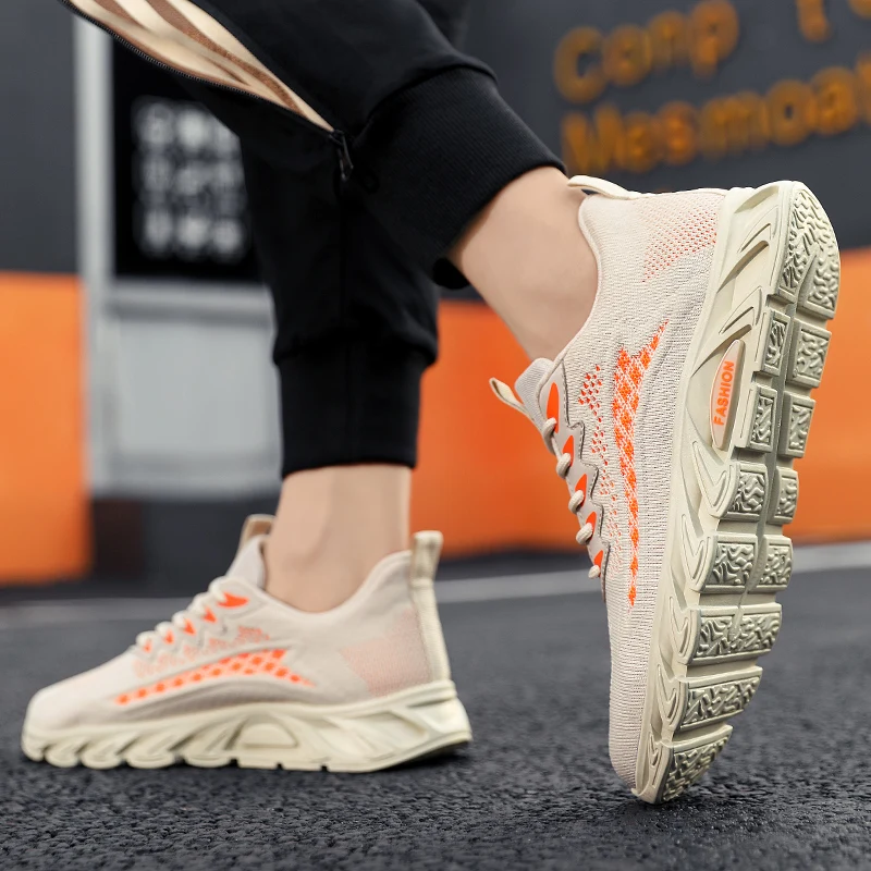 Lichtgewicht Sneakers Voor Heren Trendy All-Match Populaire Model Cloud-Achtige Aanvoelen Casual Sportschoenen Zacht En Comfortabel