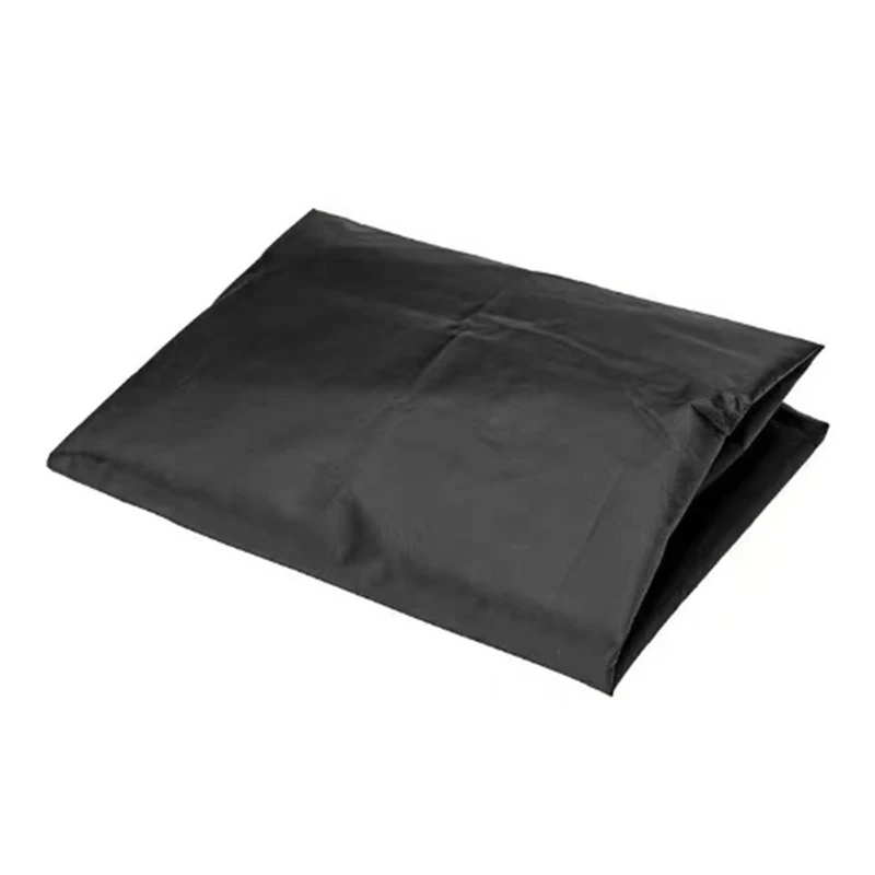 Fire Pit Cover Round 36 Inch Fire Pit Cover, Black, Windproof Drawstring And Waterproof Layer For 30-36 Inch Fire Pits