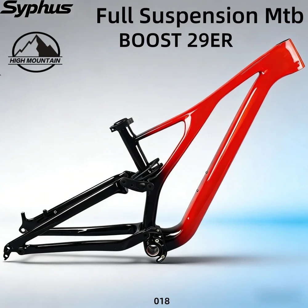 

Syphus T1100 Carbon Full Suspension Mtb Frame Mtb Bicycle Frame BSA Bike Frame Disc Brake Mtb Bike Frameset Mtb 29 Frame