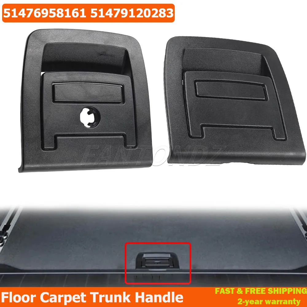 Car Rear Trunk Tail Cover Bottom Plate Mat Floor Carpet Trunk Handle For BMW 5 SERIES E61 X5 X6 E70 E71 51476958161