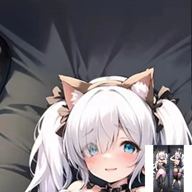 

Dakimakura Anime Pillow Cover Genshin Impact Ganyu Double Sided Life-size Body Decoration