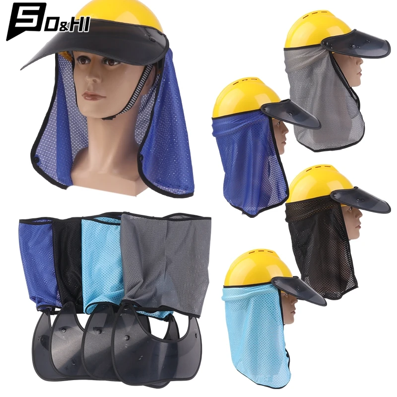 

Summer Hard Hat Sun Shield Reflective Sun Shade Neck Shield Hard Hat Visor Hard Hat Shade Hard Hat Accessory For Outdoor Worker