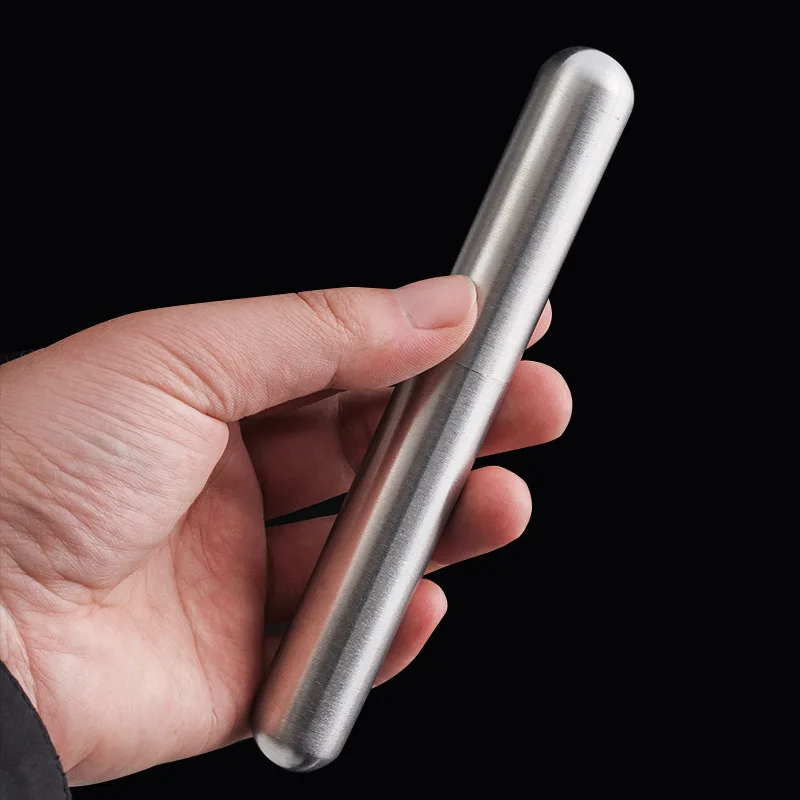 

Stainless Steel Cigar Portable Moisturizing Tube Cigar Tube Single Cigar Case