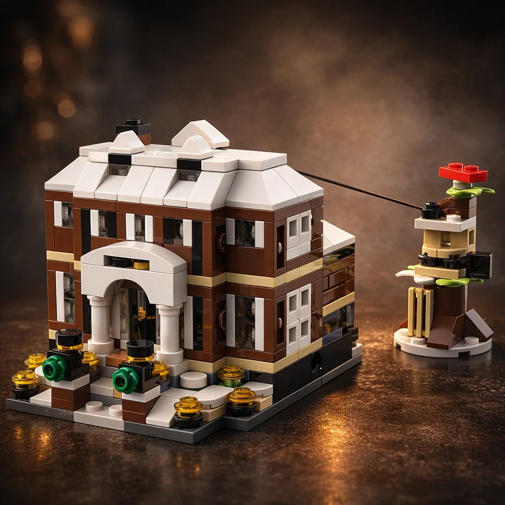 

Миниатюрный уютный домик из строительных блоков MOC, набор для самостоятельной сборки маленького коттеджа, креативная модель дома-игрушки для детей и взрослых, подарок