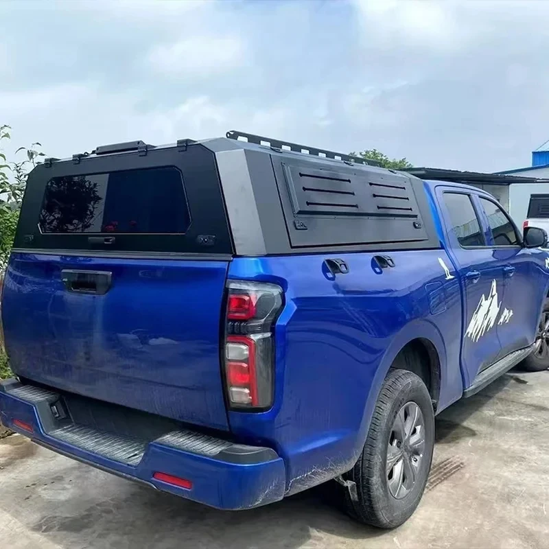 Quality Chine New Den Cool Style Aluminum Alloy Material Pickup Truck Hard Top Canopy Great Wall Poer