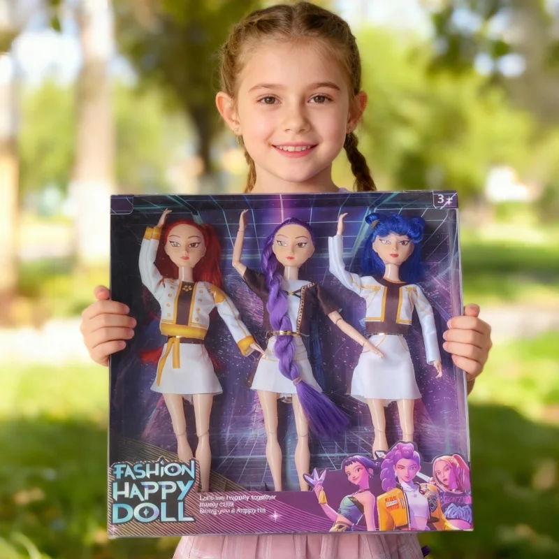 Figurka akcji KPop Demon Hunters, 30 cm, model z PVC, dekoracja na biurko, kolekcjonerska figurka, zabawka dla dzieci, prezent na Boże Narodzenie