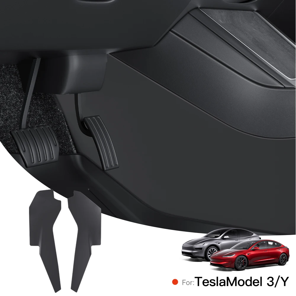 YZ For Tesla Model 3/Y Highland Juniper 2025 TPE Central Control Side Anti Kick Pad Anti-dirt Protective Protecto Accessories