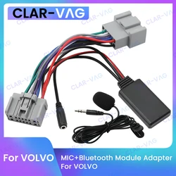 Bluetooth 5.0 moduł AUX-IN Adapter przewodu Audio dla Volvo C30 C70 S40 S60 S70 S80 V40 V50 V70 XC70 XC90