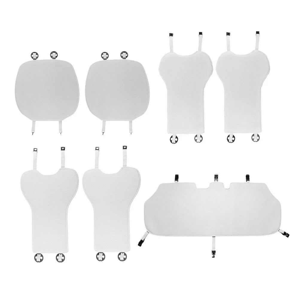 

Ice Silk Mats for Tesla Model 3 Highland 2024 Car Seat Cushion Breathable All Season Back Seat Pad Protector Covers Accessories