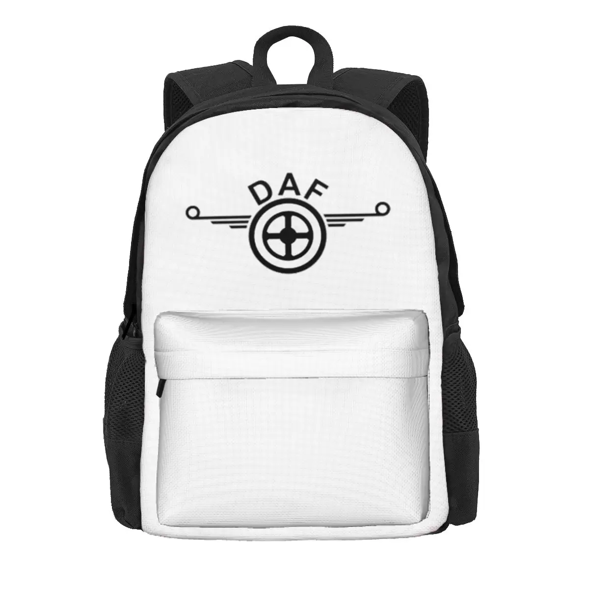 Daf Truck Logo Vector Design Backpack Daypack Large Capacity Boys Girls BookBag School Bag Shoulder Bags for Men Women