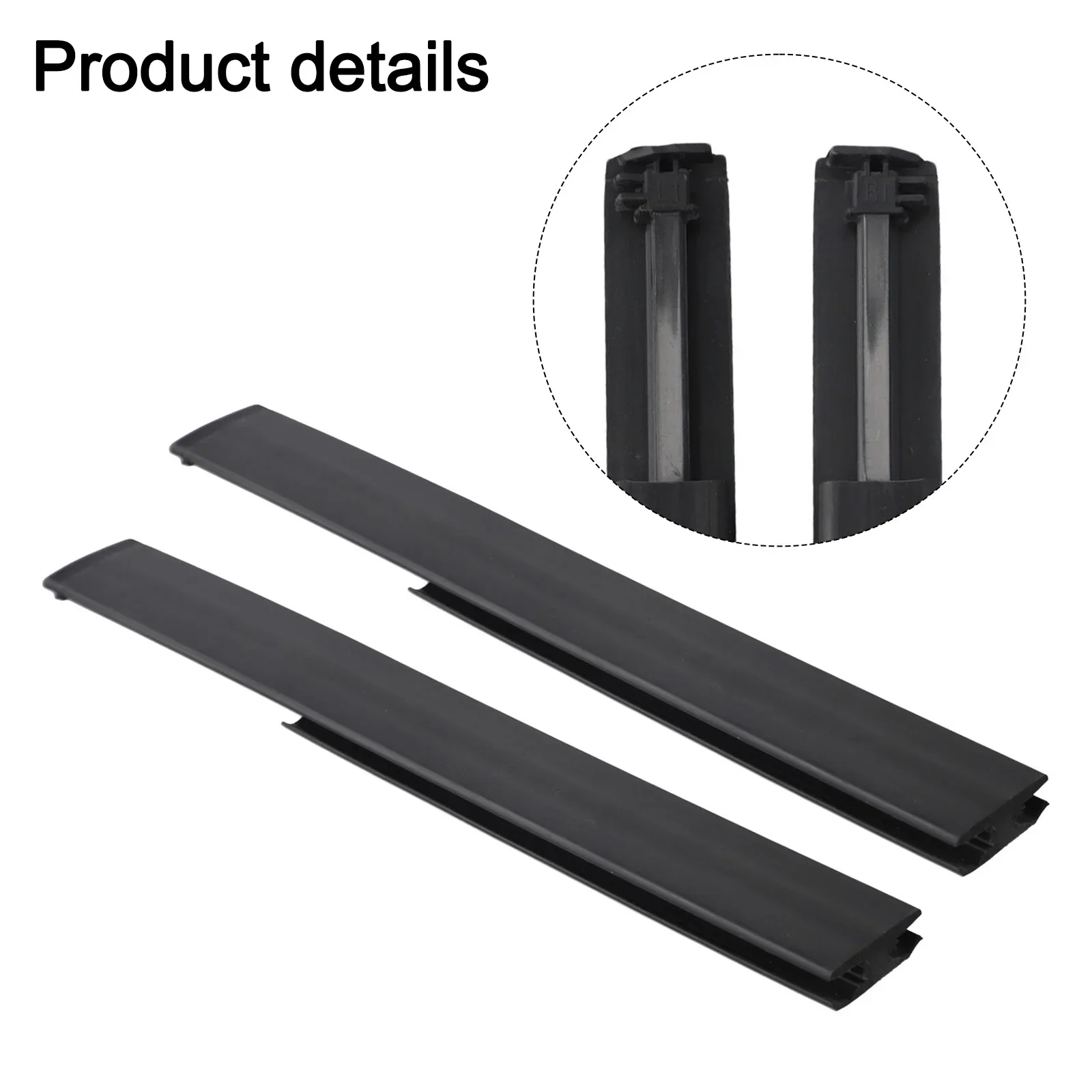 Automotive Parts Drip Molding Car Exterior Enhancement Black Quick Installation Replacement Installation Wear-Resistant