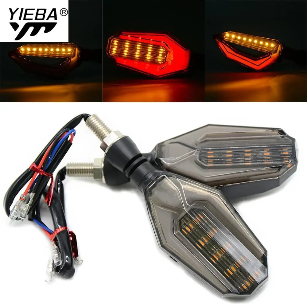 

Universal Motorcycle Led Tail Light Turn Signal Brake License Plate Strip For Suzuki GSXR750 GSXR600 11-16 GSXR1000 2009-2016