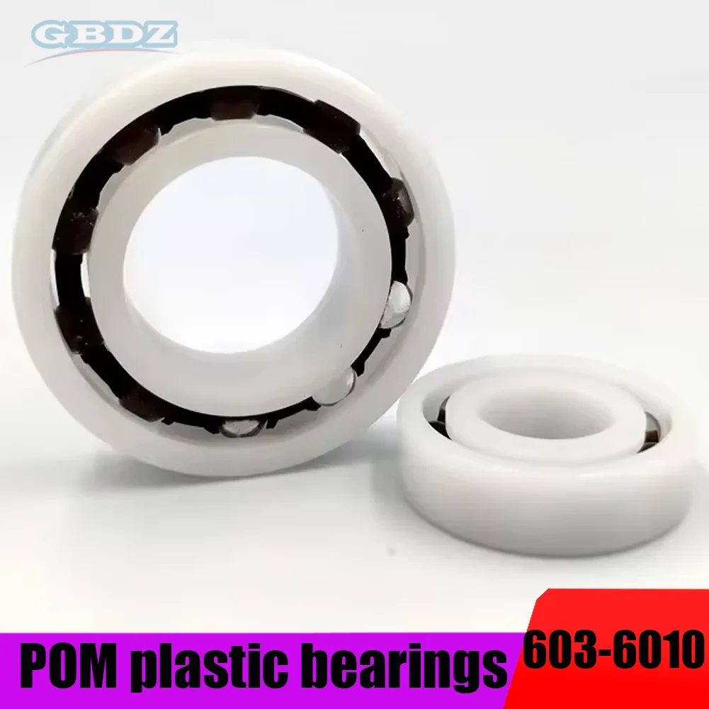 

3PCS POM Plastic Glass Ball Bearing Insulation 603 604 605 606 607 608 609 623 624 625 626 627 628 629 634 635 636