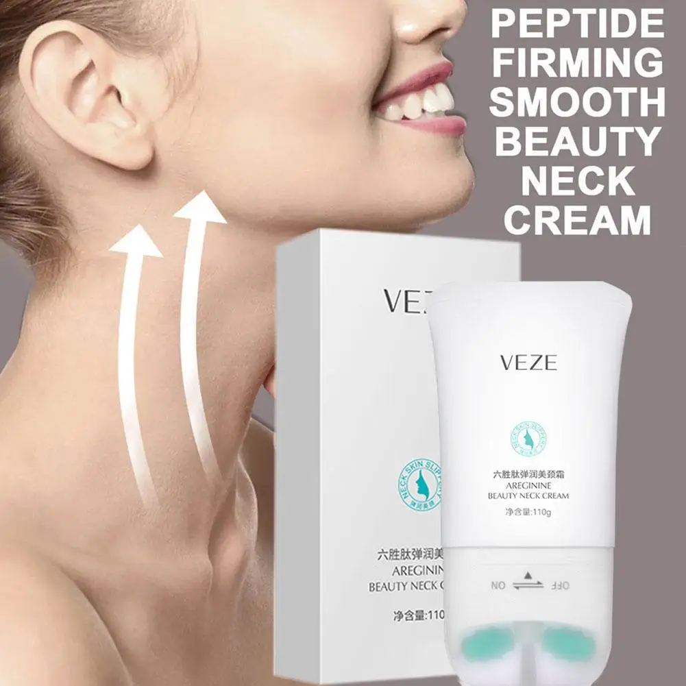 Roll-on Neck Firming Cream Moisturizing Neck Tightening Cream Reduce Double Chin Fades Fine Lines Rejuvenate Sagging Skin Lotion