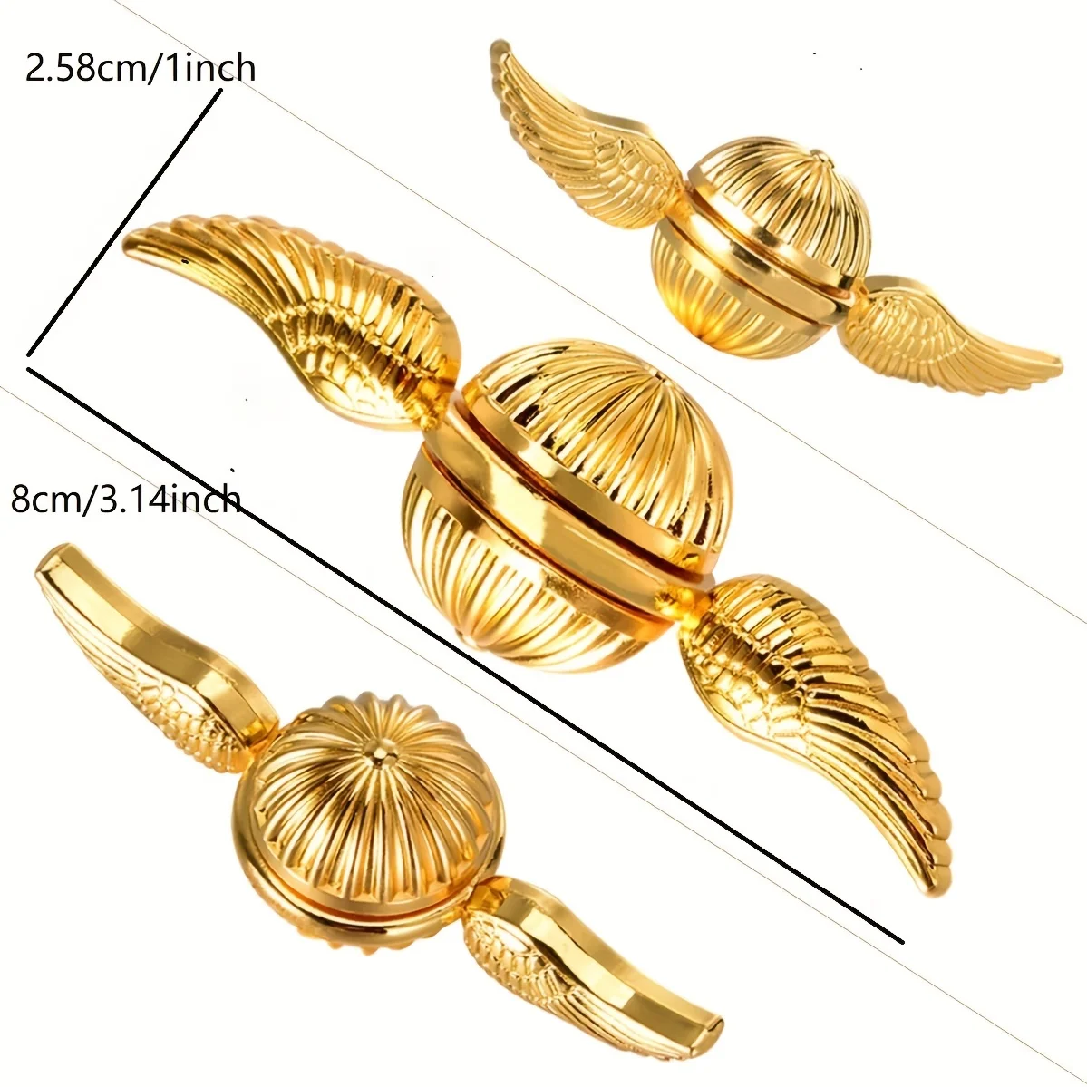 Fidget Spinner Magic Power Orb Jouets d'anxiété, Réducteur de soulagement du stress Spin Fidgets Finger Spinners Toy, Soulagement de l'anxiété pour adultes