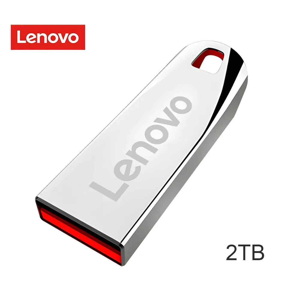 محرك أقراص فلاش لينوفو 2 تيرابايت USB 3.0، محرك أقراص سعة 1 تيرابايت، 512 جيجابايت عالي السرعة محرك القلم المعدني المقاوم للماء USB TYPE-C ذاكرة المنزل الذكي USB #2