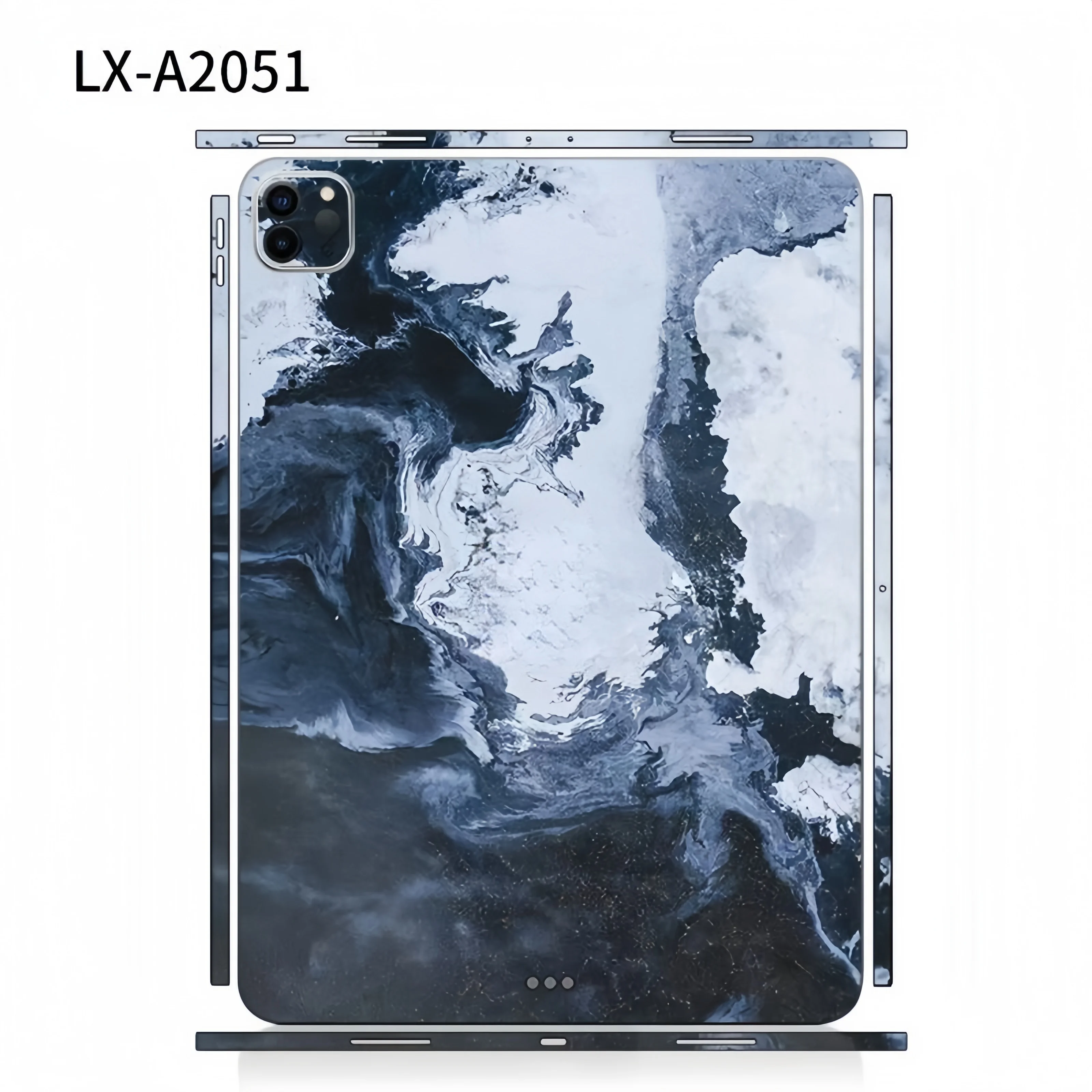 Dla iPad Skins Cover Naklejka Folia ochronna Pro 11 12.9 2022 2021 2020 Air 4 5 Naklejki na tablet Naklejki chroniące przed zarysowaniami — zdjęcie produktu 6