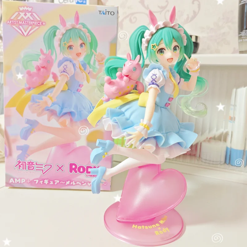 

Taito Amp+ Vocaloid Hatsune Miku X Rody Wonderland Ver. Аниме-фигурка Мику, коллекция, украшение, фигурка, модель игрушки, подарки на день рождения