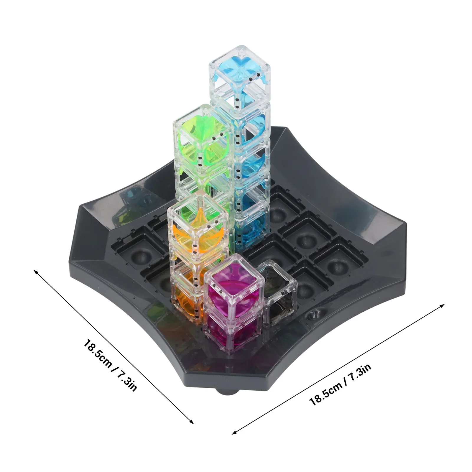 เกมฝึกสมอง Gravity Marble Run 60 ขั้นตอน ฝึกทักษะ STEM เกมเขาวงกตลูกแก้ว ฝึกการวางแผน เกมสร้างสรรค์สำหรับเด็กชายและเด็กหญิง