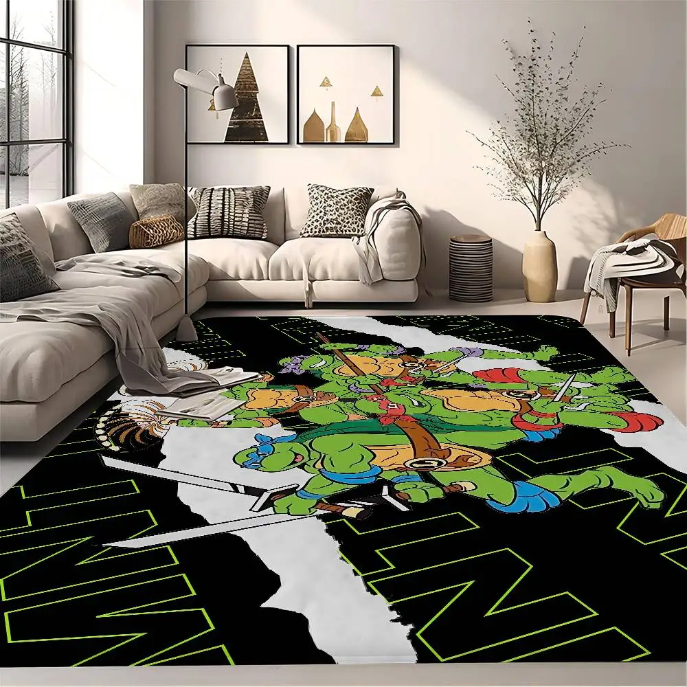 Cartoon Teenage Mutant Ninja Turtles Room Mats Anti-slip Absorb Water Long Strip Cushion Bedroon Mat Household Carpets