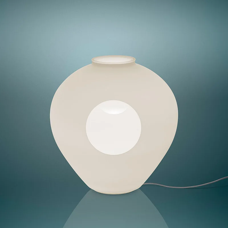 Nordic Creative โคมไฟข้างเตียงญี่ปุ่น Wabi-**** Tea Room ชาตารางโคมไฟตกแต่งใหม่จีน LED แจกันโคมไฟ