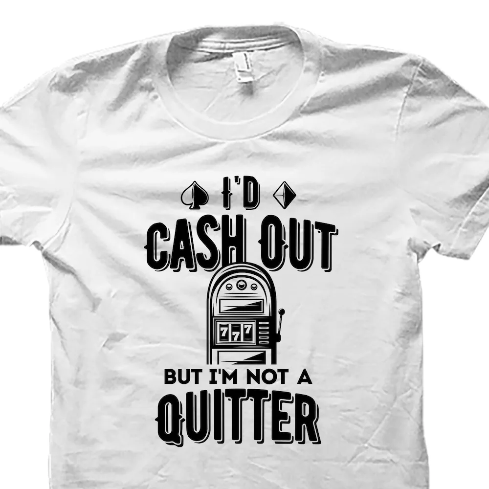 Slot Machine T Shirt Casino Poker Gambling Player Gambler Os5113