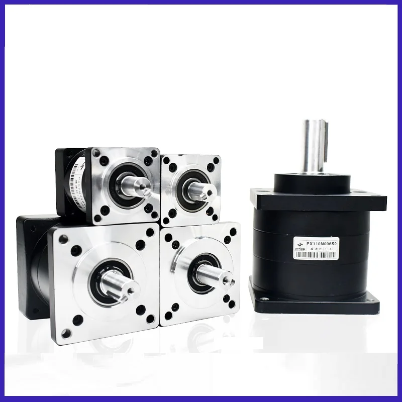 60 deceleration level 3 1:64/96/125/144/216 AC stepper servo motor precision planetary reduction machine gearbox