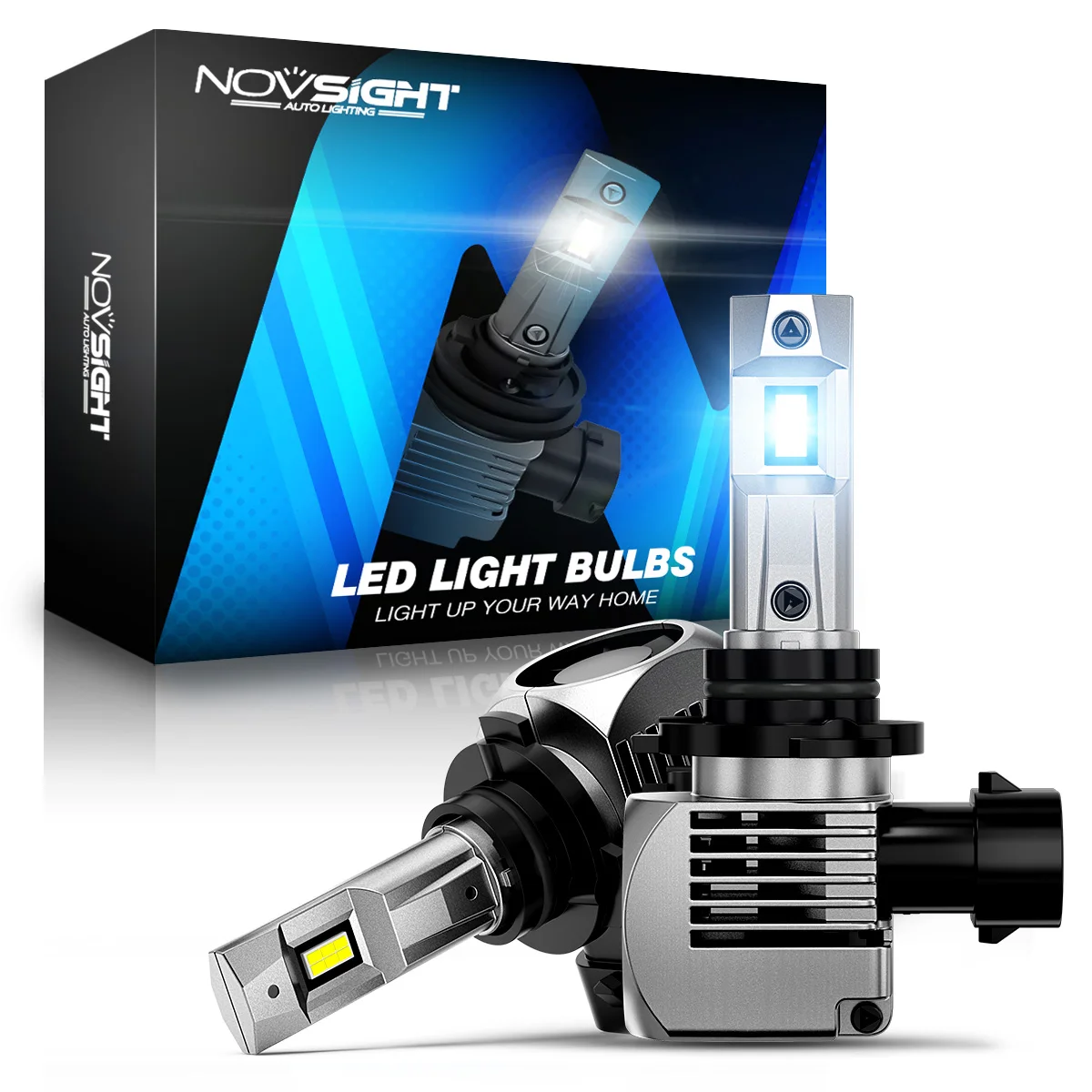 NOVSIGHT H7 LED Bulb High Power 90W 20000LM 9005 HB3 9006 HB4 H4 H1 H3 H13 9012 Mini Size Canbus 6500K White Car Headlight Bulbs