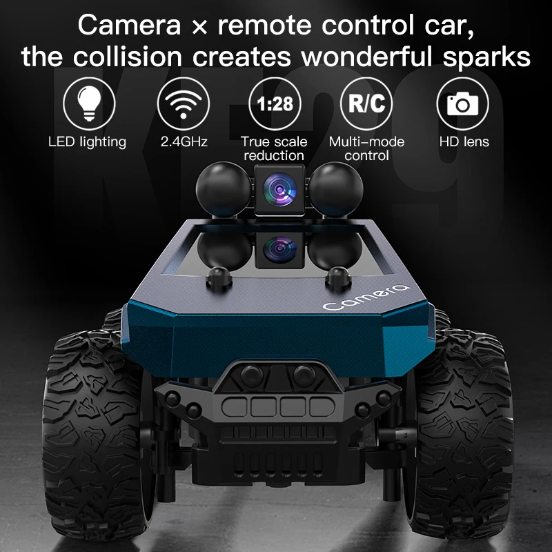 

KF29 1/28 2.4G WIFI RC Car With HD Camera FPV First Person View Remote Control Stunt Car Climbing Vehicles Racing Toy Kids Gifts