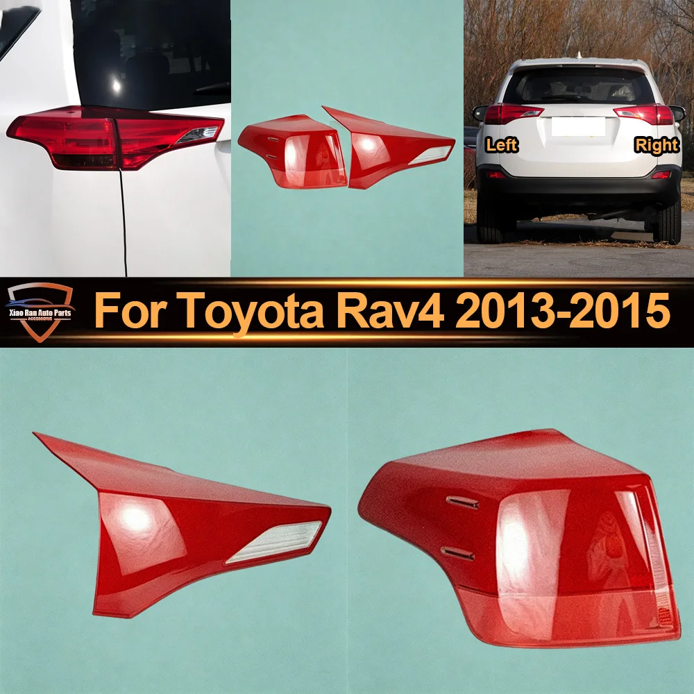 

Rear Taillight Shell Tail Lamp Cover 2013 2014-2015 For Toyota Rav4 Turn Signal Stop Light Mask Replace The Original Lampshade