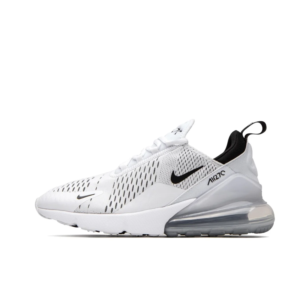 Nike Original Air Max 270 Low Top Casual Running Shoes Trendy Fashion Sneakers Men\'s and Women\'s White