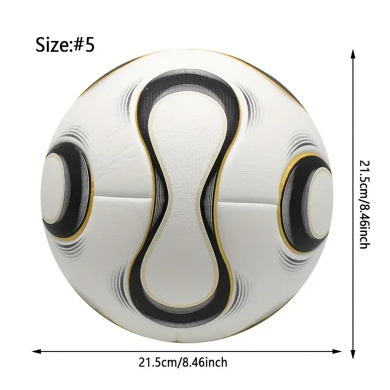 كرة قدم عالية الجودة لعام 2006 مقاس رسمي 5 مادة PU ملابس سلسة مقاومة للتآكل تدريب كرة القدم فوتبول بولا