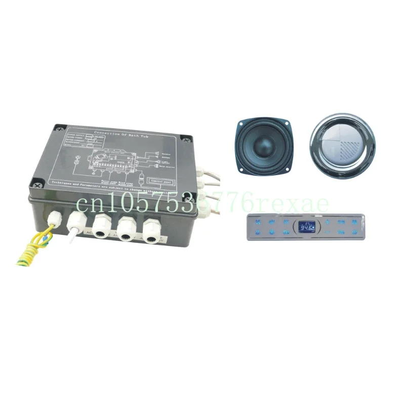 

Control Panel Grey Massage Bathtub Controller Multi-Function SPA Bathtub