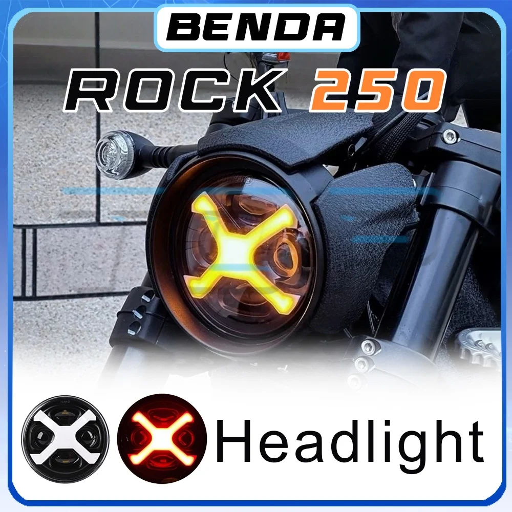 

Фара BENDA ROCK 250 250 ROCK 250 ROCK X-Lamp Круглая лампа Venom