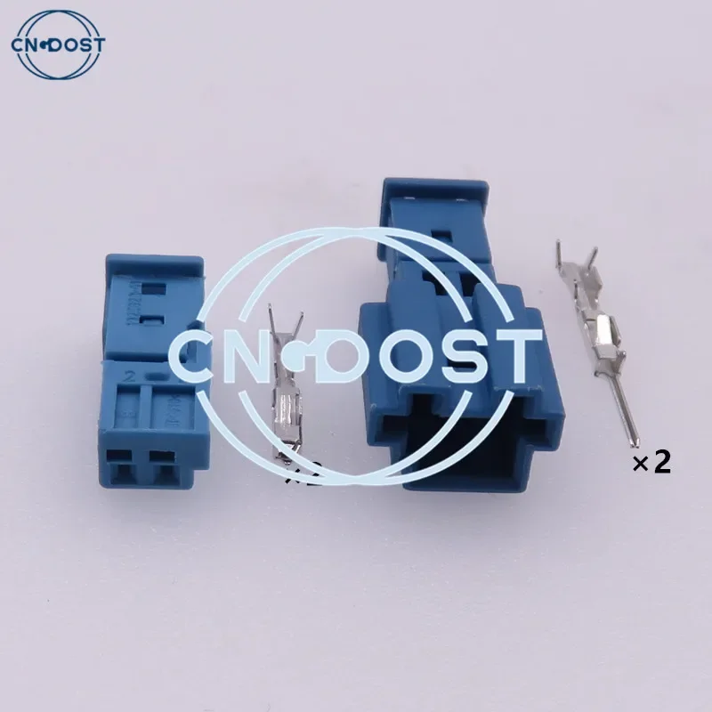 

1 комплект, 2-контактный B-14525-1 9-968554-1 9-968554-1A 8-1452577-1A, розетка для освещения дверей автомобиля, разъем переменного тока в сборе, аудиочастотный разъем для BMW