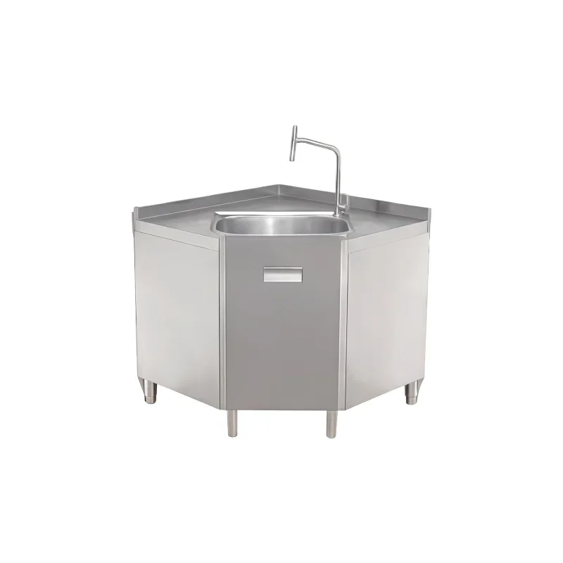 Stainless Steel Commercial Kitchen Sink, High-quality Stainless Steel, Stainless Steel Sink Cabinet, Corner Sink-With Cabinet
