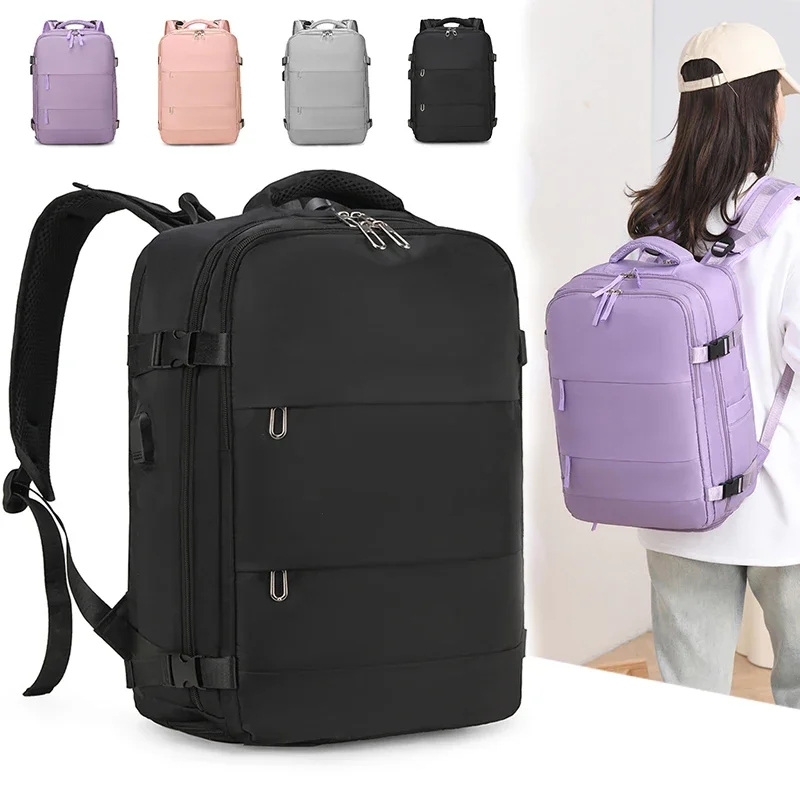 حقيبة ظهر متعددة الوظائف للسفر للأعمال، سعة كبيرة، مع حجرة أحذية مستقلة، حقيبة ظهر للسفر، حقيبة كمبيوتر محمول، إلخ