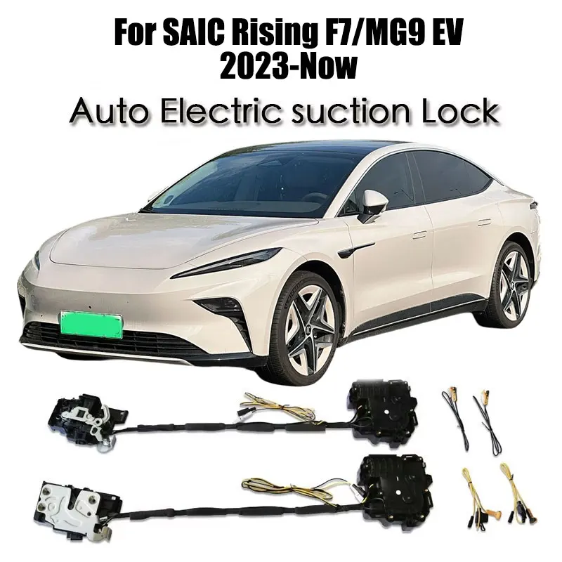 

For SAIC Rising F7/MG9 EV 2023-Now Car Soft Close Door Latch Pass Lock Actuator Auto Electric Absorption Suction Silence Closer