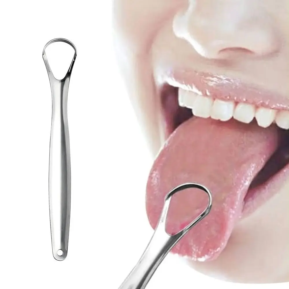 Reusable Remove Tongue Dirt Remove Bad Breath Coating Cleaner Oral Hygiene Tongue Scraper Oral Care Cleaning Brush