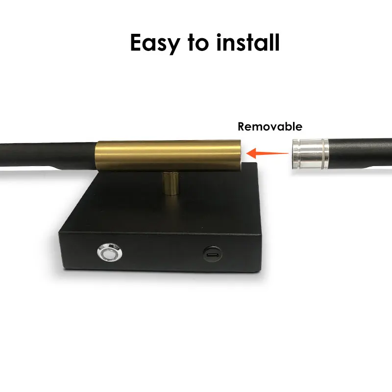 Lampes murales LED à piles sans fil avec télécommande 3CCT lampes murales rechargeables USB lampes murales LED à intensité variable tactile