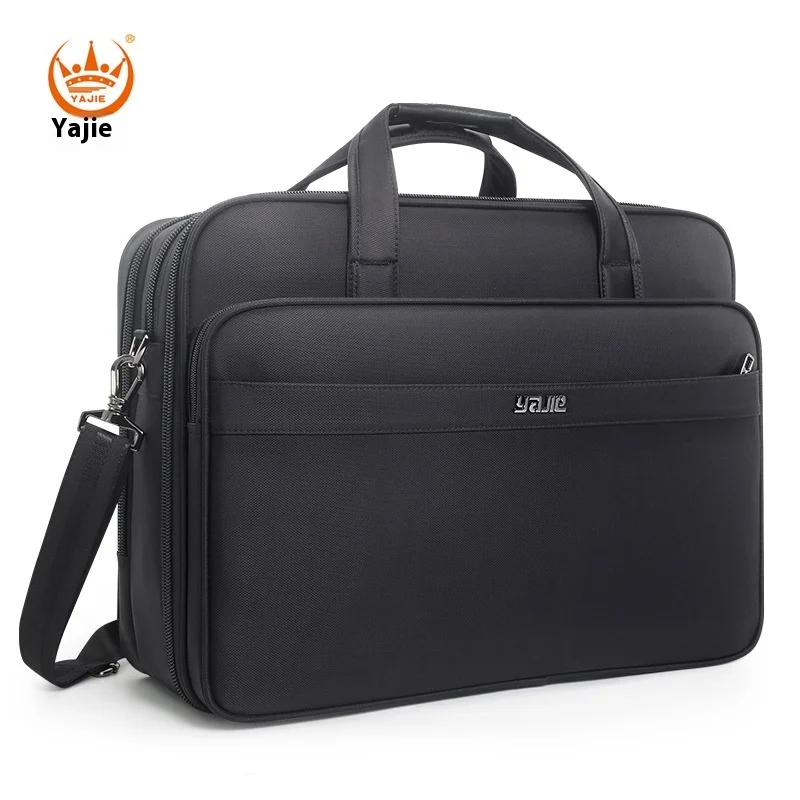 2024 Yajie business computer bag 19-inch handbag fashionable Oxford Bute large-capacity shoulder bag business trip manufacturer