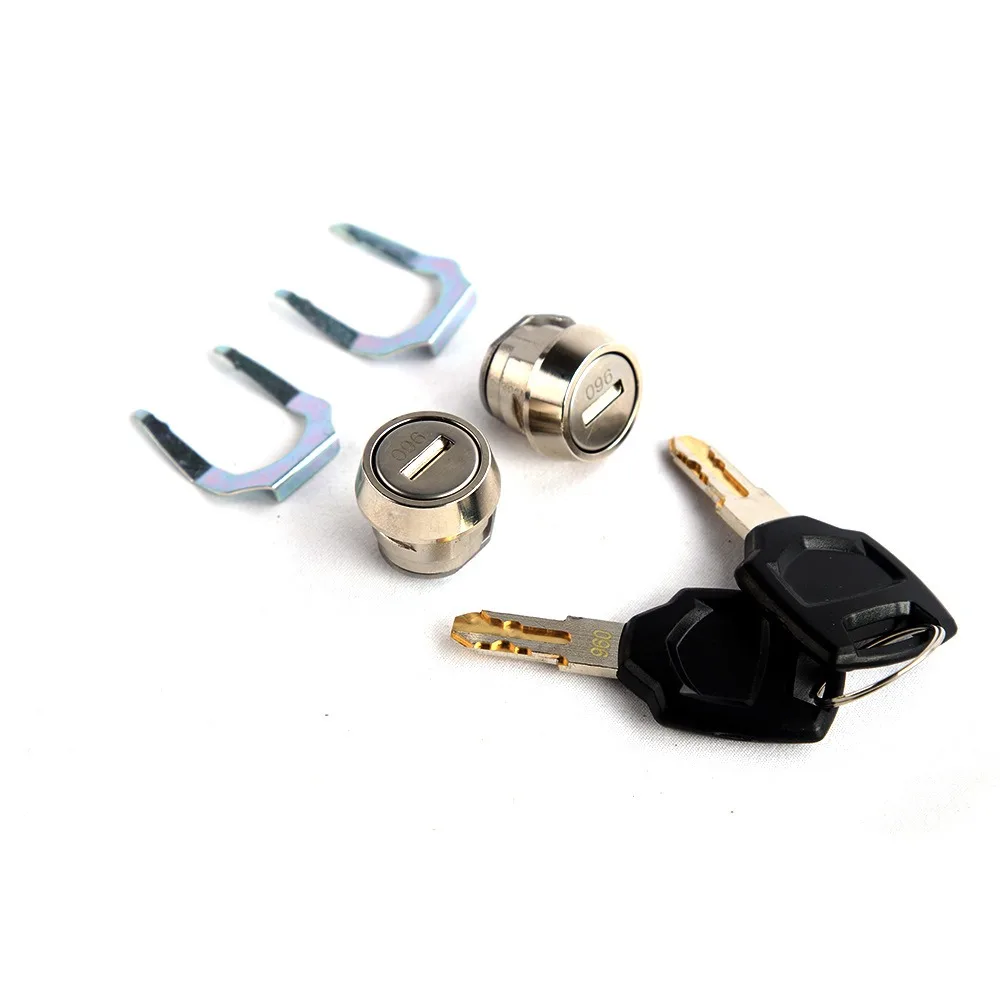 

With 2 Keys Motorcycle Top Box Lock Cylinder Kit Aluminum Alloy Weather Proof Motorcycle Luggage Trunk Key Lock Secure Locking