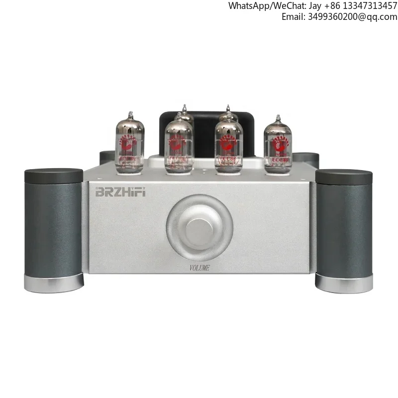 

Manufacturer Shigeru Wada Vacuum Tube Preamplifier Plate Aluminum Housing Stereo HIFI Preamplifier