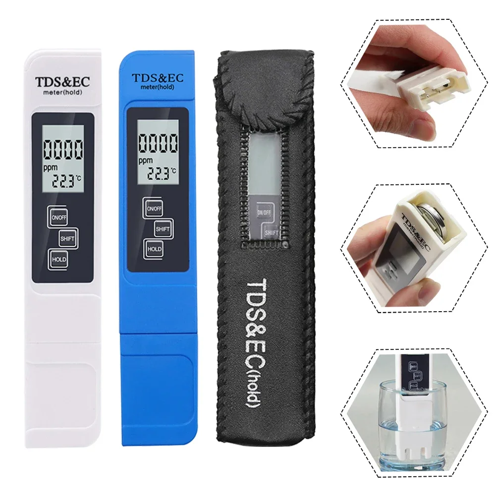 Reliable Digital Salinity Temp Meter Tester Pen for Salt Water Pools and Fish Ponds Convenient and Portable Design