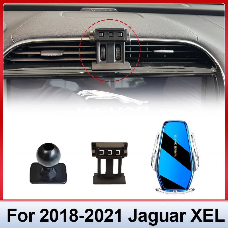 

Car Phone Mount Support Wireless Charger Phone Holder for Car Dashboard For Jaguar XEL 2018 2019 2020 2021 Car Accessories