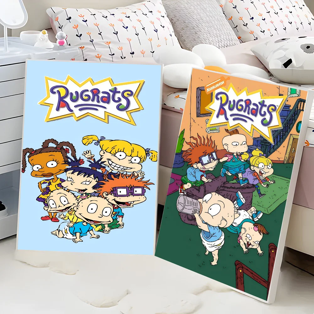 Cartoon R-Rugrats Classic Movie Posters Fancy Wall Sticker For Living Room Bar Decoration Room Wall Decor